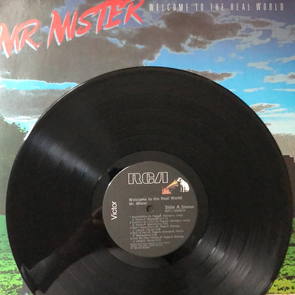 Mr. Mister Welcome To The Real World Vinyl Lp '85